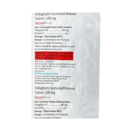 Buy ZOMELIS SR 100 Online at Classic Medico