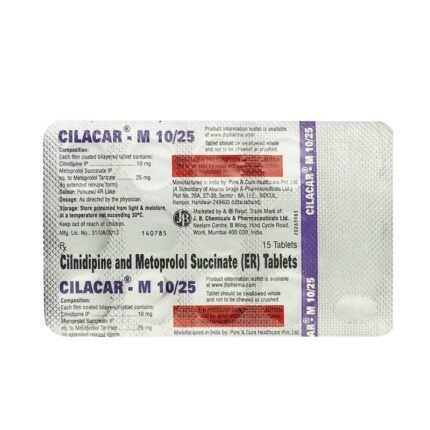 Buy CILACAR M 10/25 Online at Classic Medico