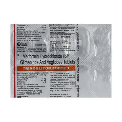 Buy TRIVOGLITOR FORTE 1 Online at Classic Medico