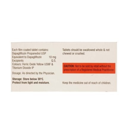 Buy DAPABITE 10 Online at Classic Medico