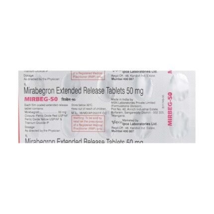 Buy MIRBEG 50 Online at Classic Medico