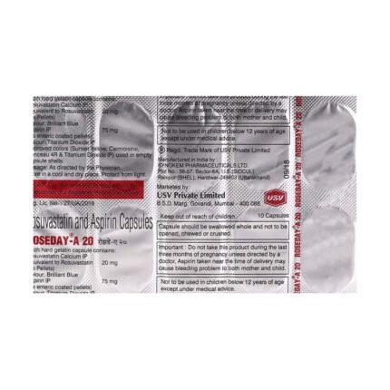 Buy ROSEDAY A 20 Online at Classic Medico