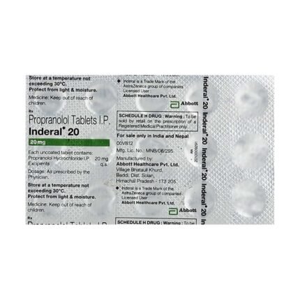 Buy INDERAL 20 Online at Classic Medico