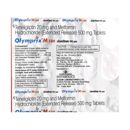 Buy OLYMPRIX M 500 Online at Classic Medico