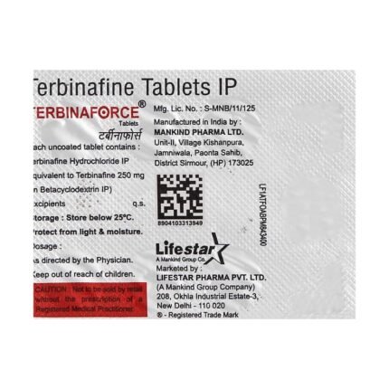 Buy TERBINAFORCE 250 Online at Classic Medico