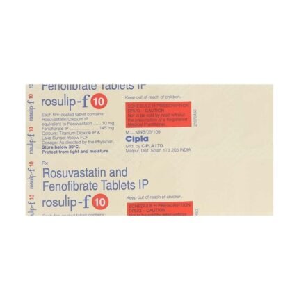 Buy ROSULIP F 10 Online at Classic Medico
