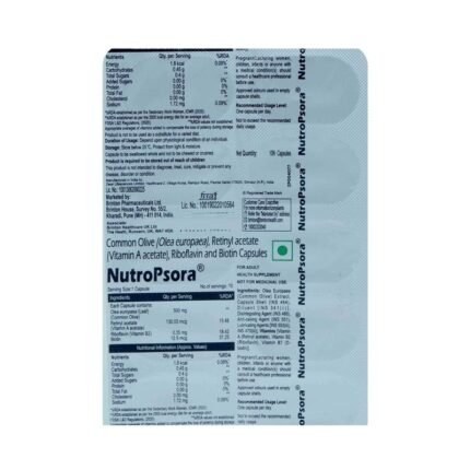 Buy NUTROPSORA Online at Classic Medico
