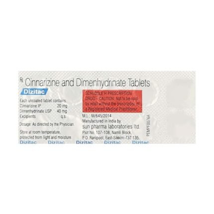 Buy DIZITAC Online at Classic Medico