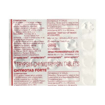 Buy CHYMOTAS FORTE Online at Classic Medico
