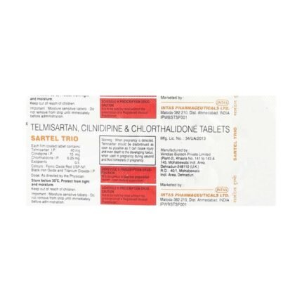 Buy SARTEL TRIO Online at Classic Medico