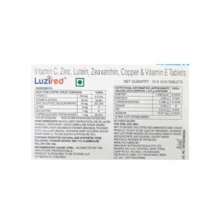 Buy LUZIRED Online at Classic Medico
