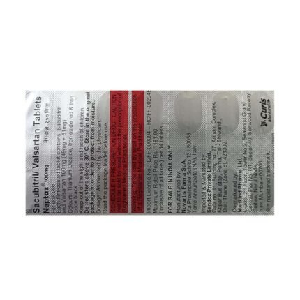 Buy NEPTAZ 100 Online at Classic Medico
