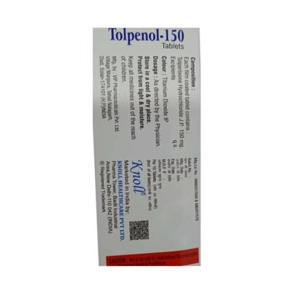 Buy TOLPENOL 150 Online at Classic Medico