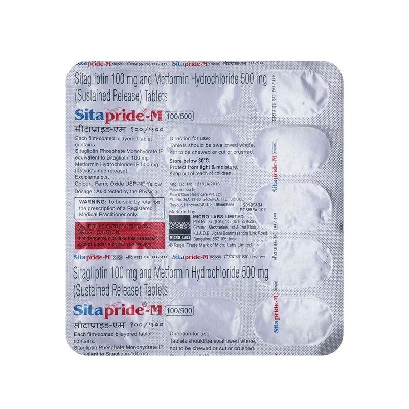 SITAPRIDE M 100/500 Buy SITAPRIDE M 100/500 Online at Classic Medico