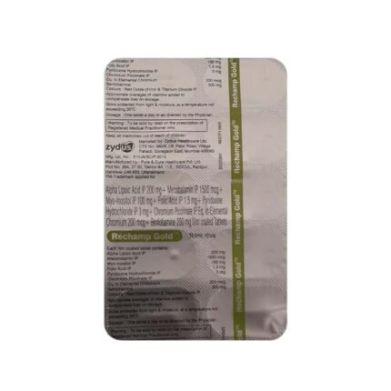 Buy RECHAMP GOLD Online at Classic Medico