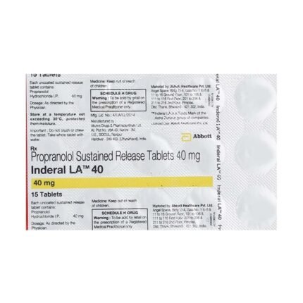 Buy INDERAL LA 40 Online at Classic Medico