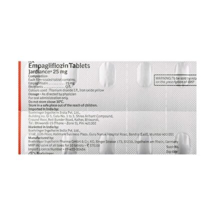 Buy JARDIANCE 25 Online at Classic Medico