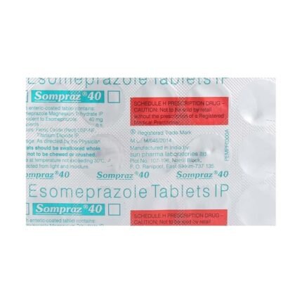 Buy SOMPRAZ 40 Online at Classic Medico