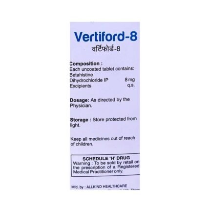Buy VERTIFORD 8 Online at Classic Medico