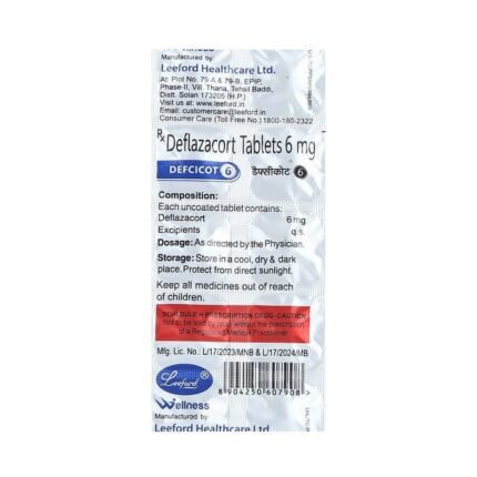 Buy DEFCICOT 6 Online at Classic Medico