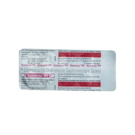 Buy SOMPRAZ 80 Online at Classic Medico