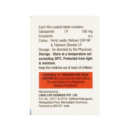 Buy GABAGESIC 100MG Online at Classic Medico