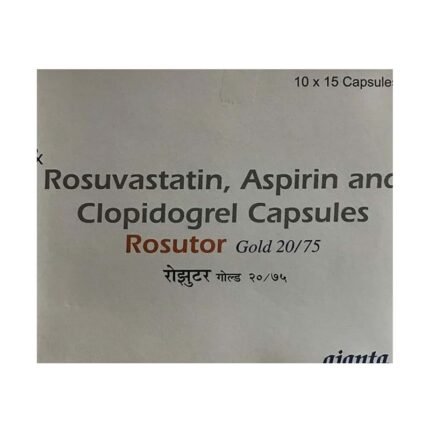 Buy ROSUTOR GOLD 20/75 Online at Classic Medico