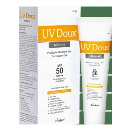 Buy UV DOUX MINERAL SPF 50 SUNSCREEN GEL 50G Online at Classic Medico