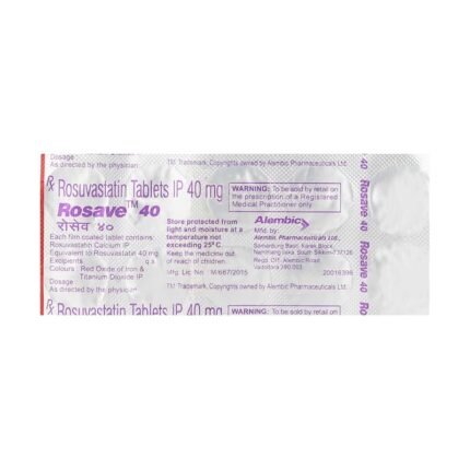 Buy ROSAVE 40 Online at Classic Medico