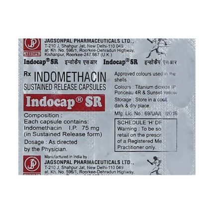 Buy INDOCAP SR Online at Classic Medico