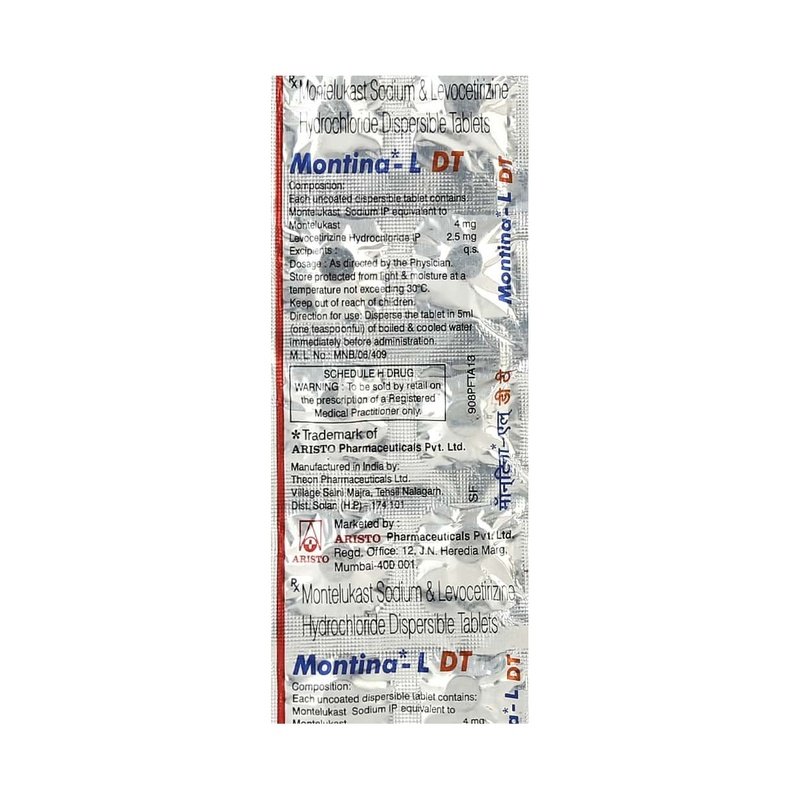 MONTINA L DT Buy MONTINA L DT Online at Classic Medico