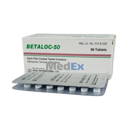 Buy BETALOC 50 Online at Classic Medico