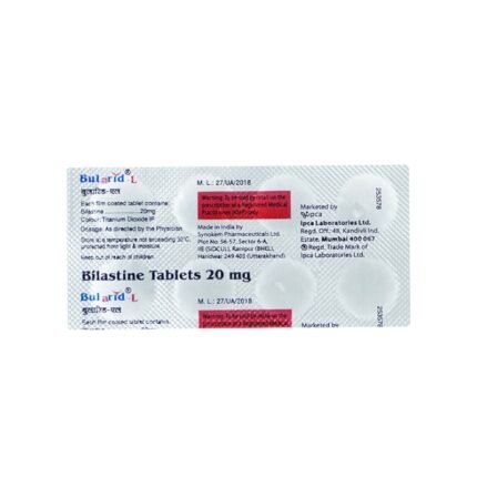 Buy BULARID L 20 Online at Classic Medico