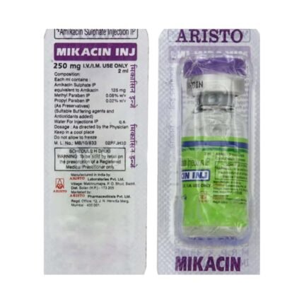 Buy MIKACIN 250 INJECTION Online at Classic Medico