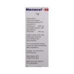 Buy MONOCEF 1GM INJECTION Online at Classic Medico