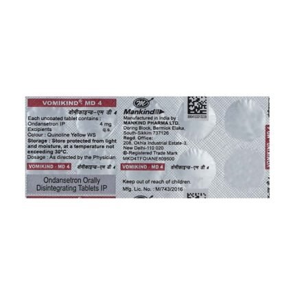 Buy VOMIKIND MD 4 Online at Classic Medico