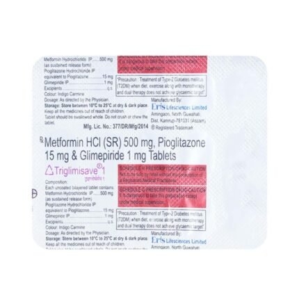 Buy TRIGLIMISAVE 1 Online at Classic Medico