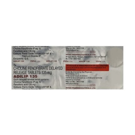 Buy ADILIP 135 Online at Classic Medico