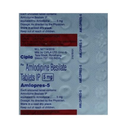 Buy AMLOPRES 5 Online at Classic Medico