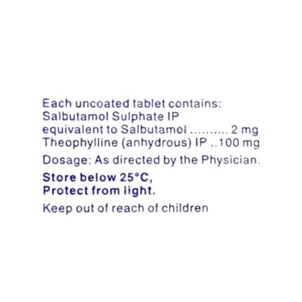 Buy THEO ASTHALIN Online at Classic Medico
