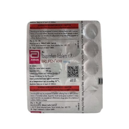 Buy BRUFEN 400 Online at Classic Medico