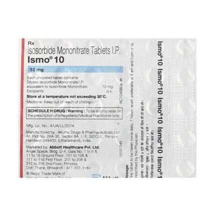 Buy ISMO 10 Online at Classic Medico