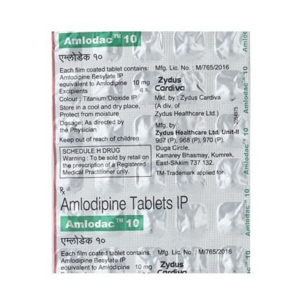 Buy AMLODAC 10 Online at Classic Medico