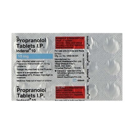 Buy INDERAL 10 Online at Classic Medico