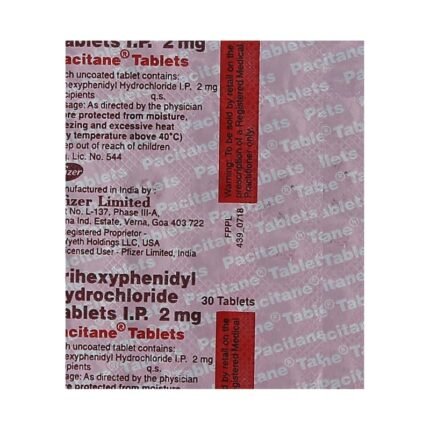 Buy PACITANE 2 Online at Classic Medico