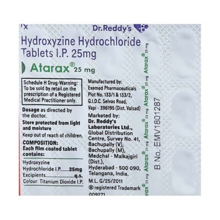 Buy ATARAX 25 Online at Classic Medico