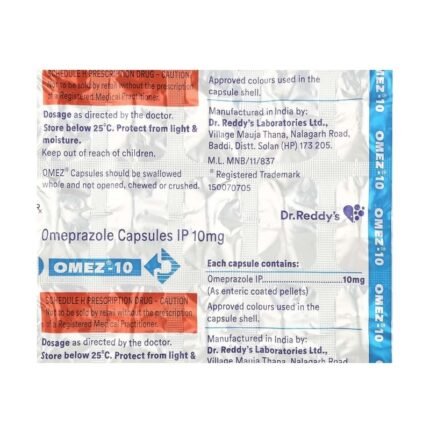 Buy OMEZ 10 Online at Classic Medico
