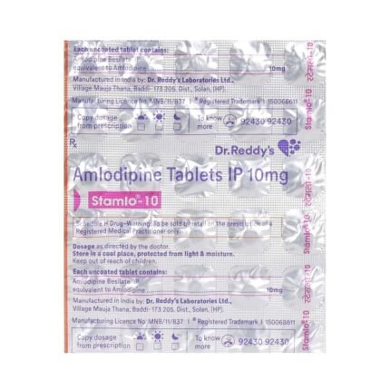 Buy STAMLO 10 Online at Classic Medico