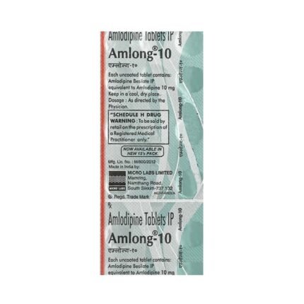 Buy AMLONG 10 Online at Classic Medico