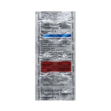 Buy OMNACORTIL 5 Online at Classic Medico